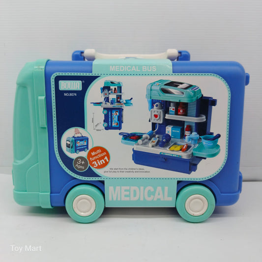3 In 1 Medical Bus Set Card Packing