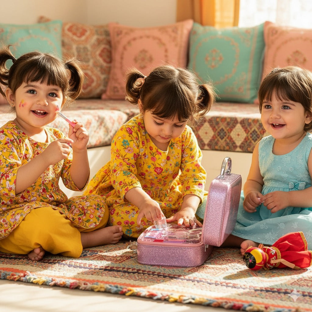 Beauty Makeup Playset With Accessories for Girls (Free Home Delivery)