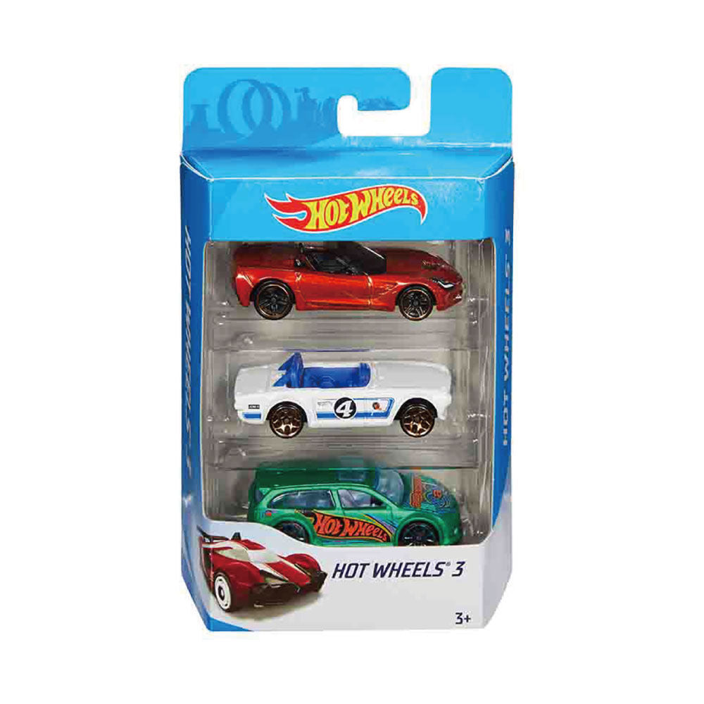 (Free Delivery) Hot Wheels Basic Car 3 Pack