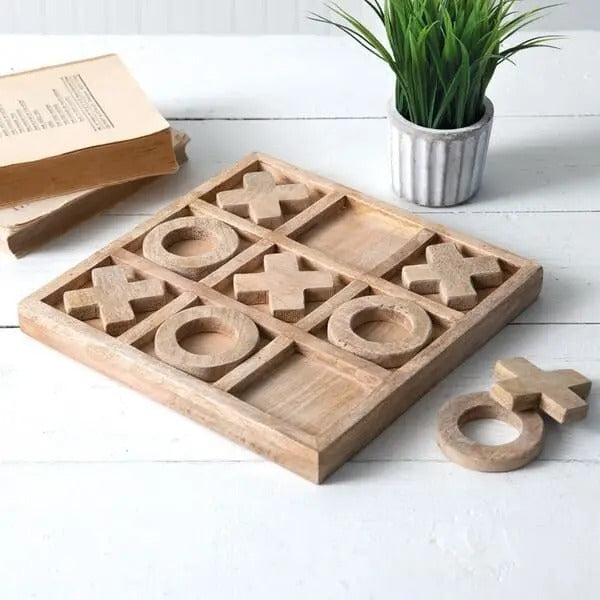 TIC TAC Toe Wooden Board