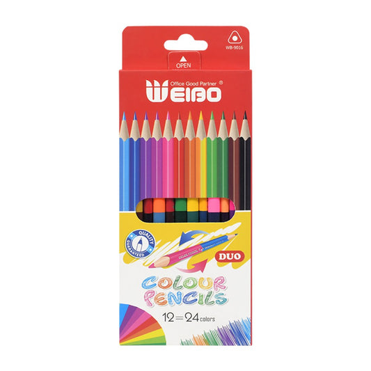 Weibo Jumbo 12 Colour Pencils