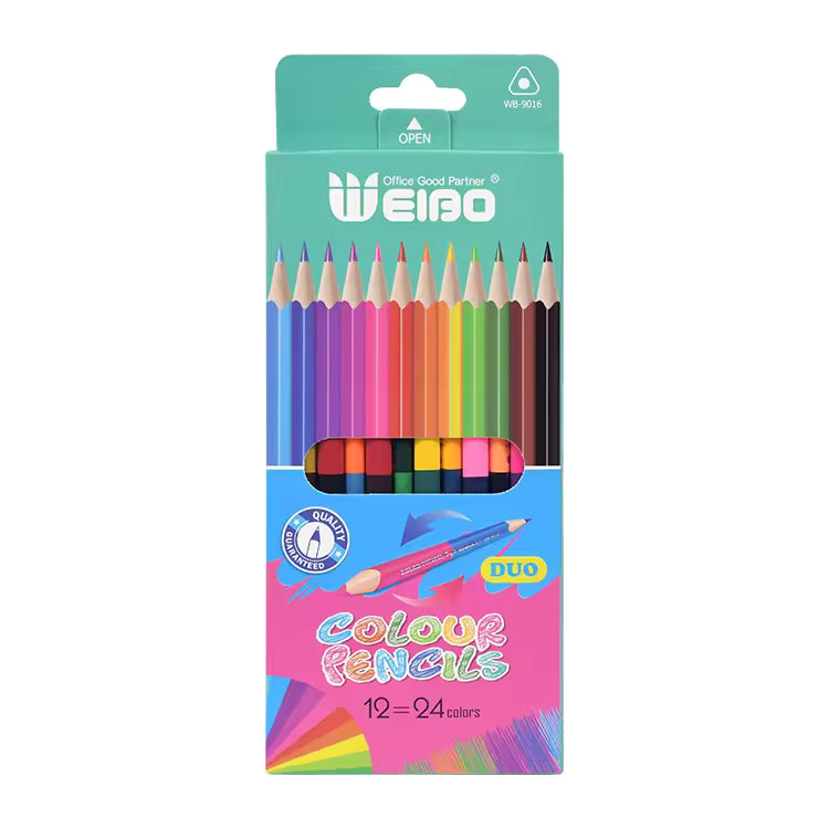Weibo Jumbo 12 Colour Pencils