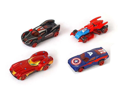 (Free Home Delivery)4 in 1 Hero Die Cast Car Metal Set