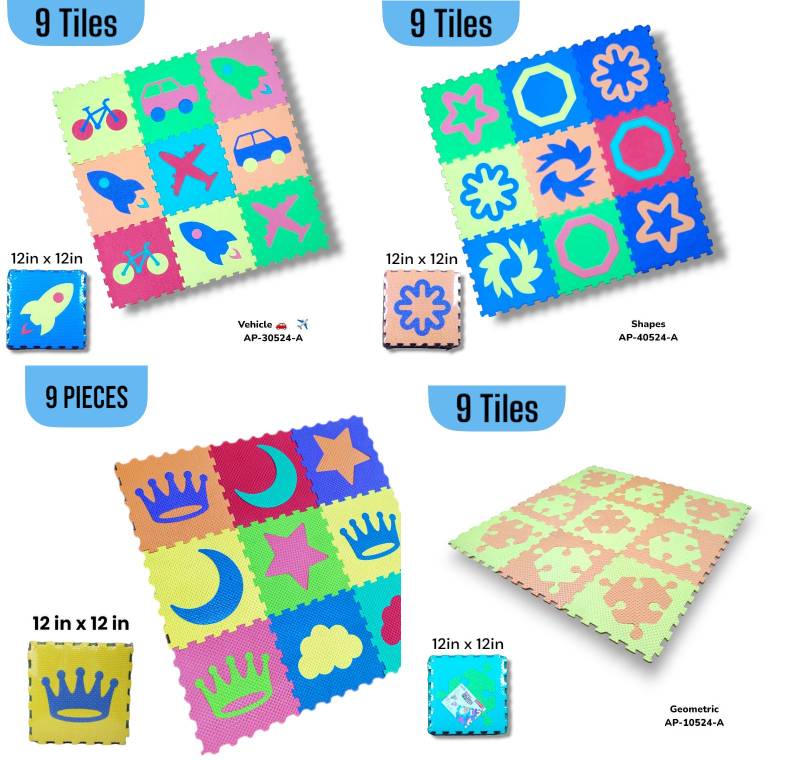 Learning Foam Puzzle Playmat