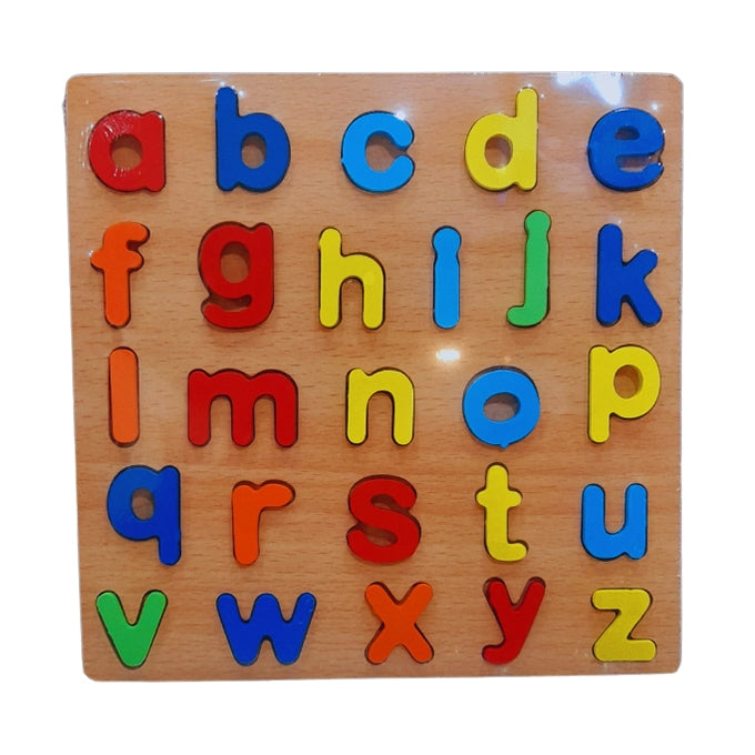 Wooden Alphabet Puzzle Board for Toddlers