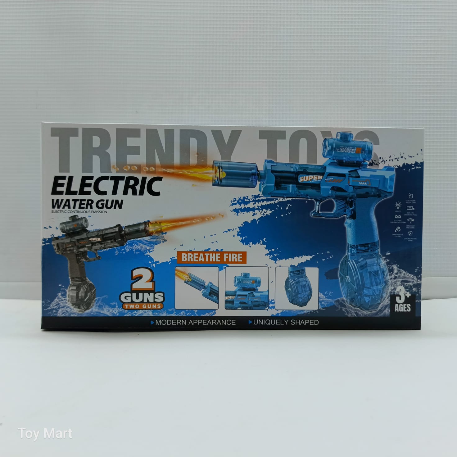 Electric Fire Water Gun With Lights