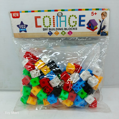 102 Pcs Interlocking Cube Construction Set