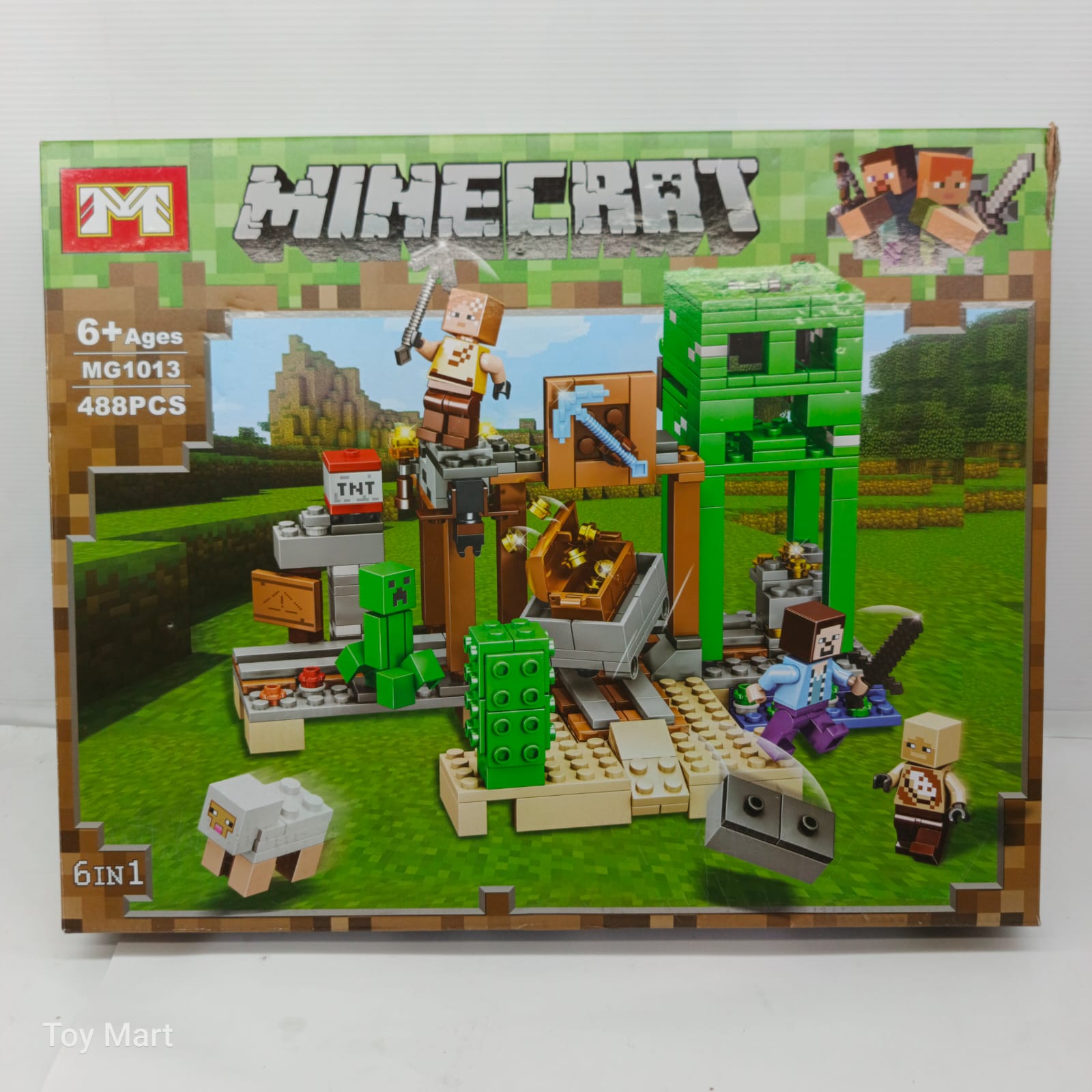 Minecraft 6-in-1 Building Blocks Set