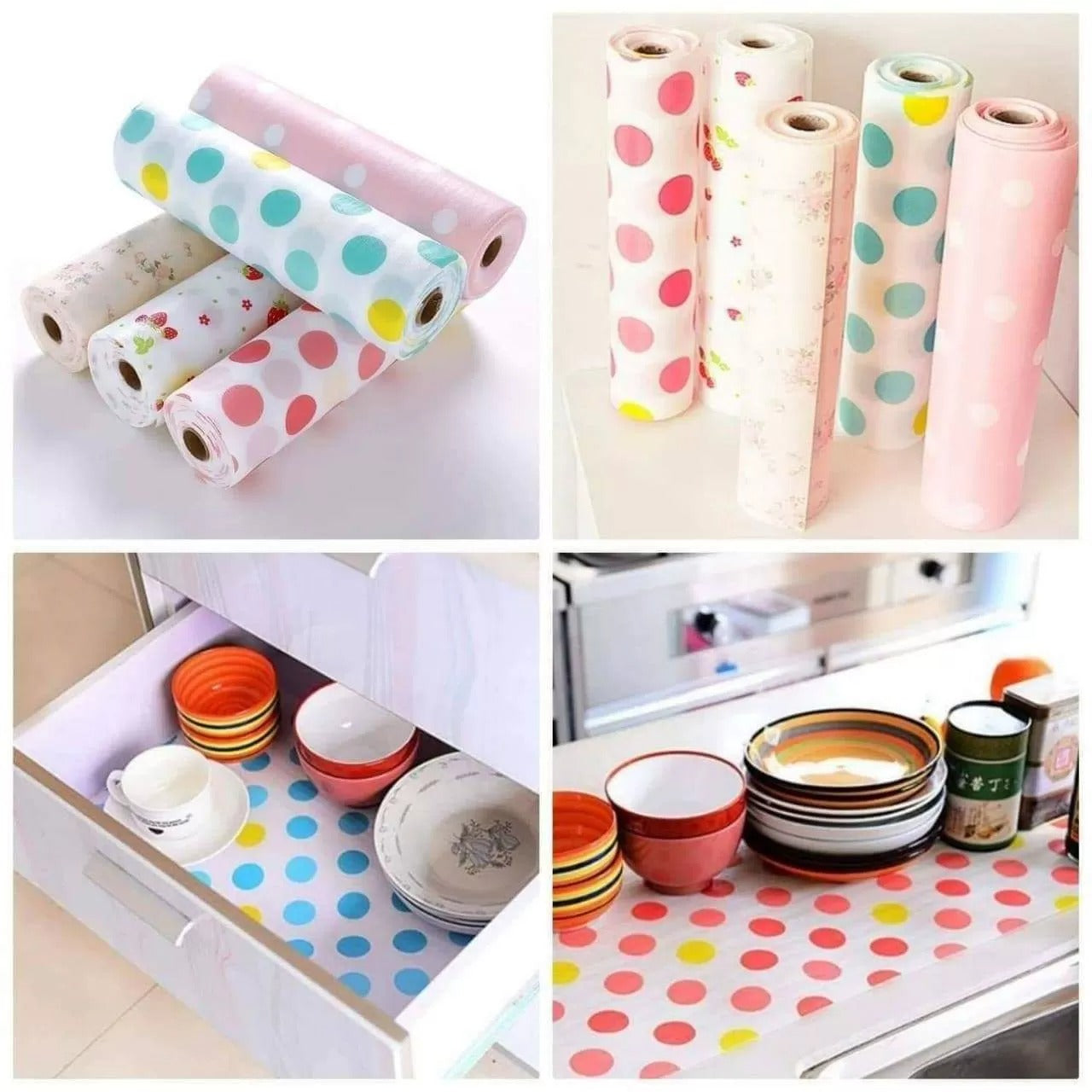 Anti Slip Plastic Cabinet Drawer Shelf Liners Sheets
