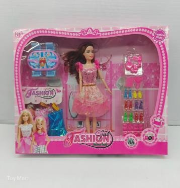 Fashion Girl Doll Playset with Dress