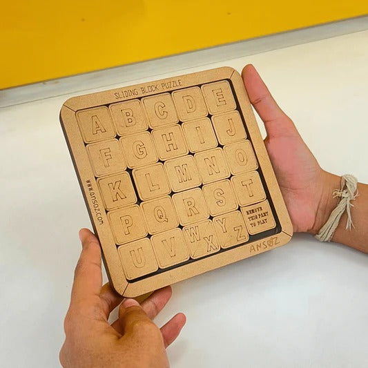 Wooden Number Puzzle Game (1-15)