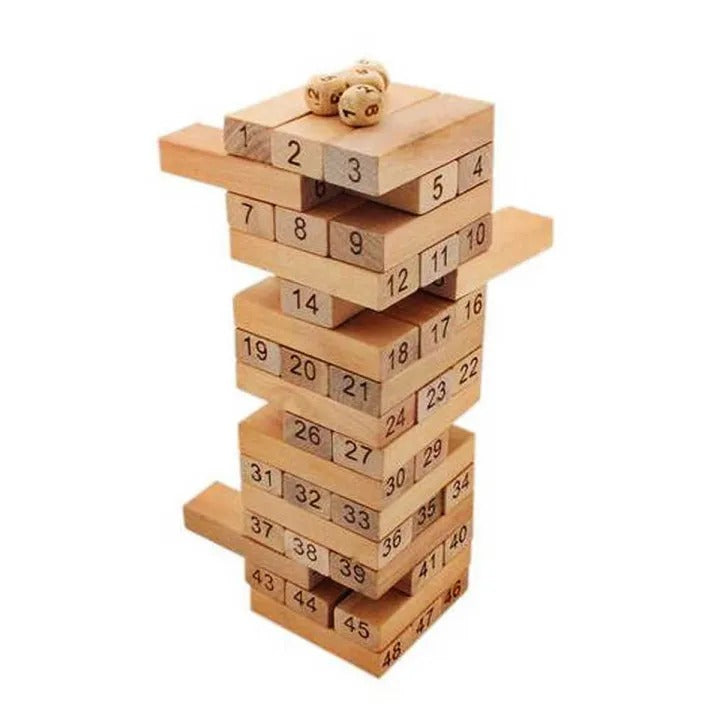 Jenga Wood Blocks Fun Time With Family