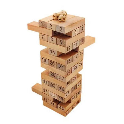 Jenga Wood Blocks Fun Time With Family