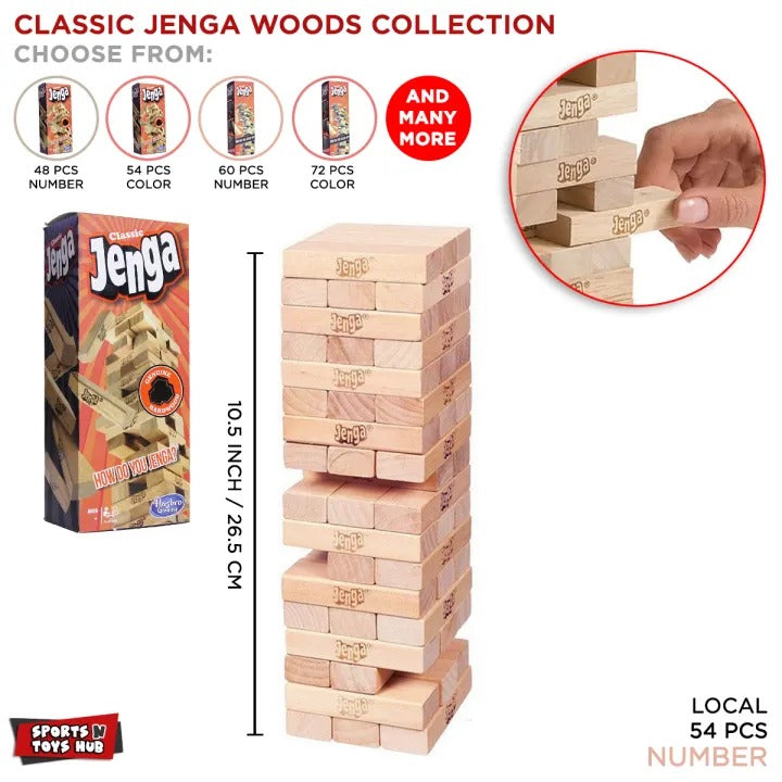 Jenga Wood Blocks Fun Time With Family