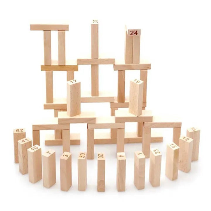 Jenga Wood Blocks Fun Time With Family