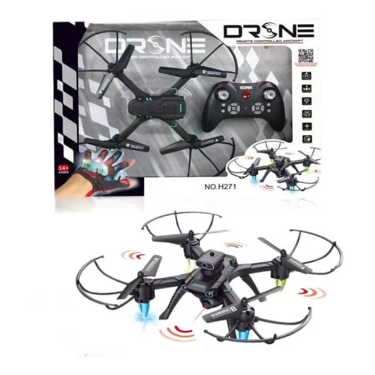DRONE Aircraft with Gesture Control