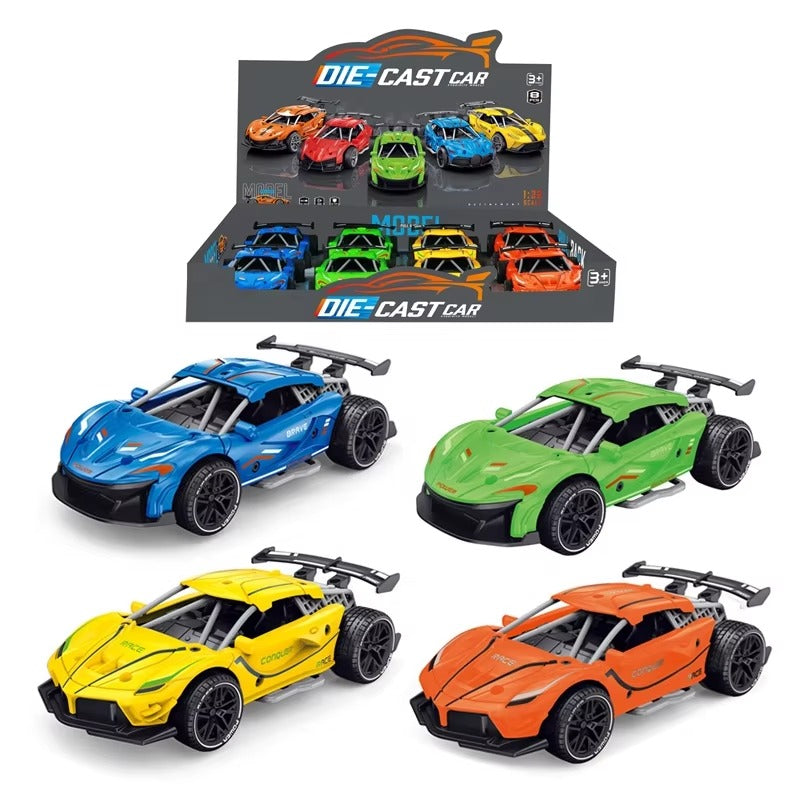 Boys Racing Die-Cast Sports Car With Sounds