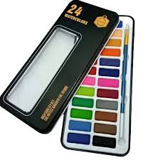 24-Colour Watercolor Paint Set with Box
