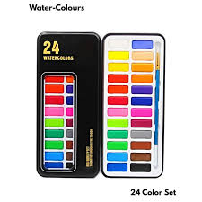 24-Colour Watercolor Paint Set with Box