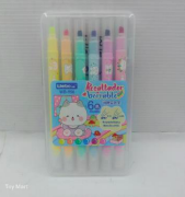 Weibo Retractable 6 Colour Crayon Set