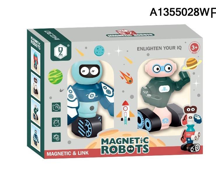 Diy Magnetic Robot Blocks Set